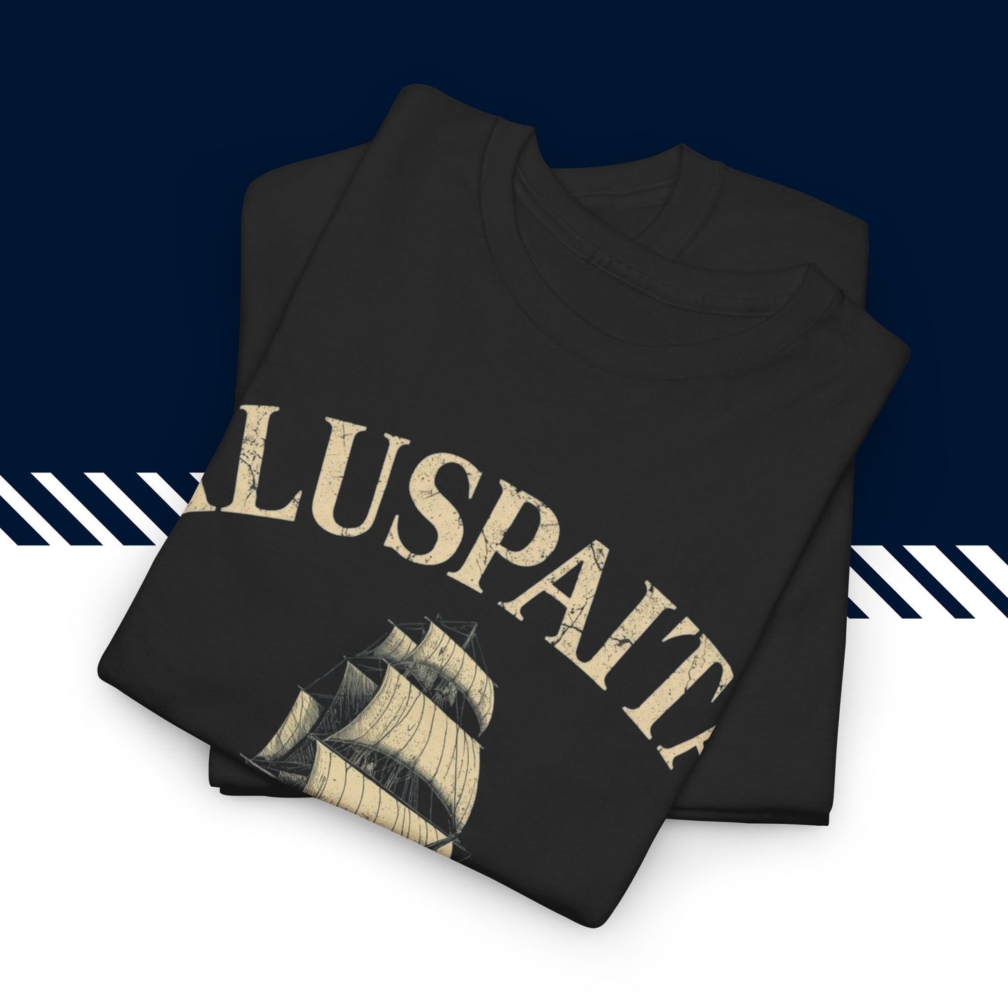 Musta puuvillainen hauskat paidat Aluspaita t-paita, taitettuna, 100% puuvilla, unisex.
