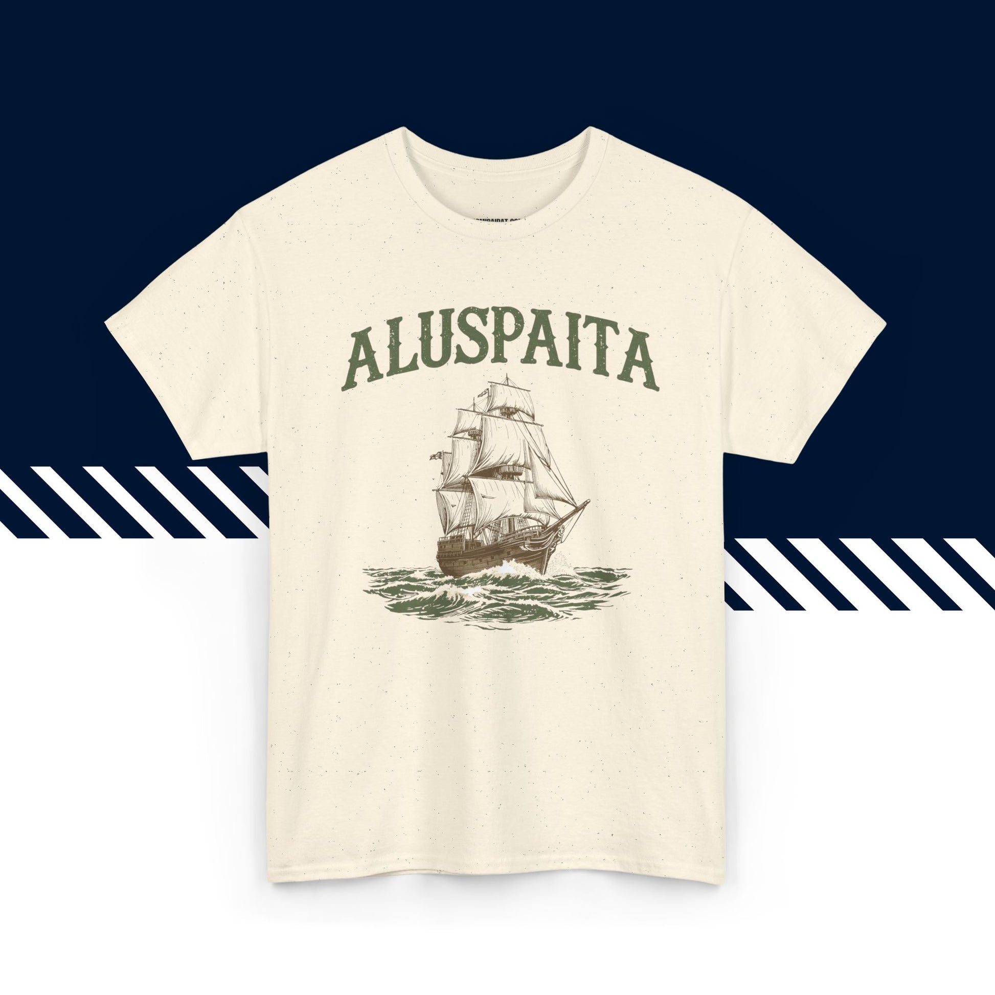 Valkoinen puuvillainen t-paita, hauskat paidat, Aluspaita-tekstipainatus, unisex-malli.