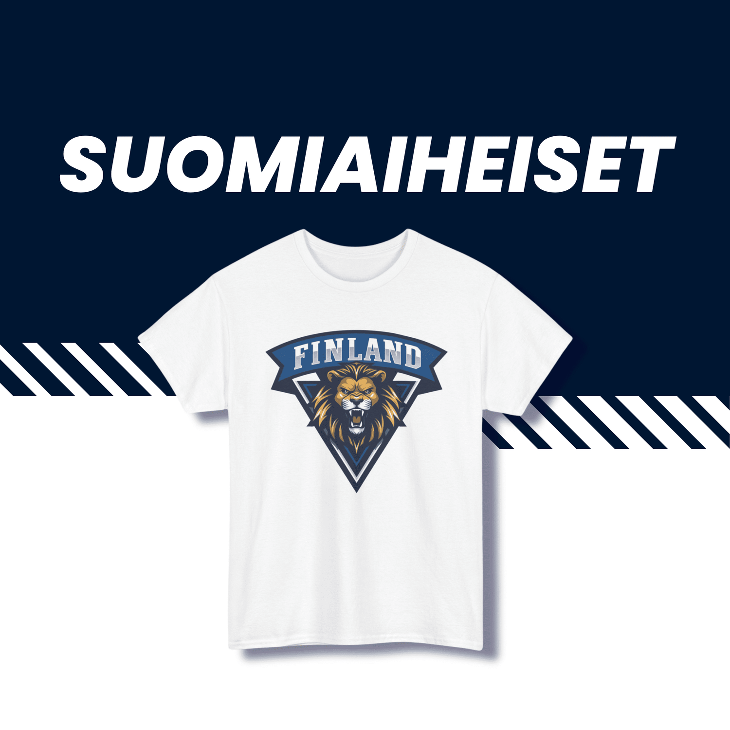 Suomipaidat.comin suomi t-paidat, suomalaisaiheiset kuviot ja tekstit, unisex-mallit, hauskat paidat.