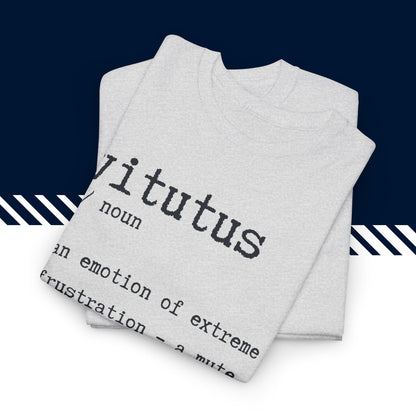Harmaa hauska paita, Vitutus t-paita, taitettuna, suomi t-paidat, rento malli.