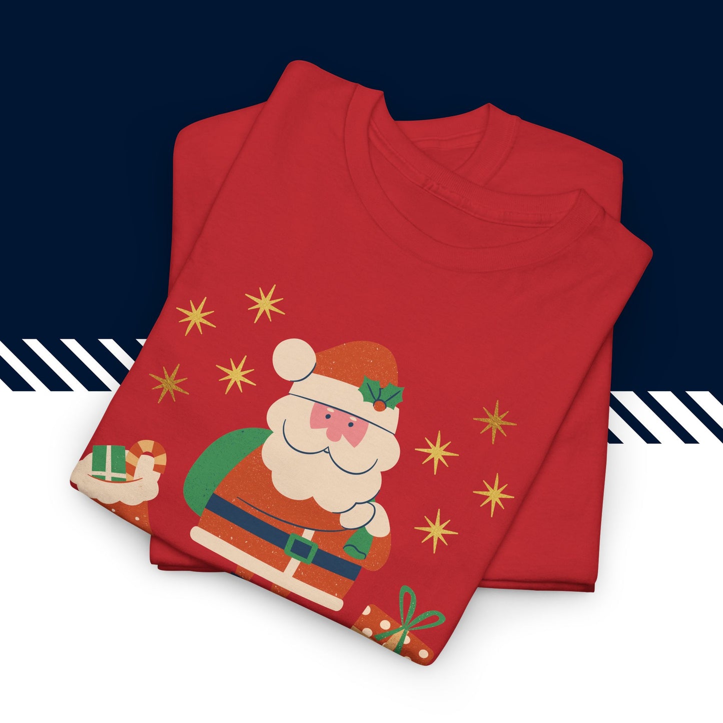 Punainen puuvillainen suomi paidat, hauskat printtipaidat, Kilttejä lapsia t-paita taitettuna, 100% puuvilla, unisex-malli.