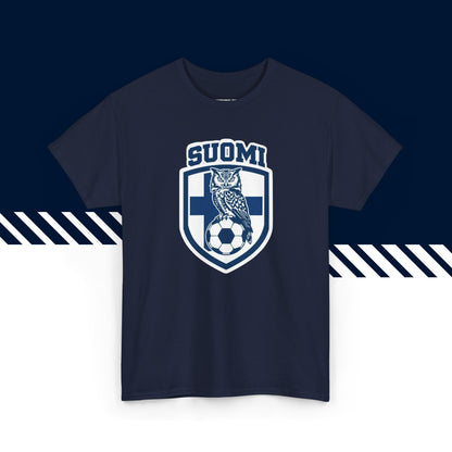 Musta 100% puuvillainen suomi paita, Suomifutis-tekstipainatus, hauskat t-paidat.