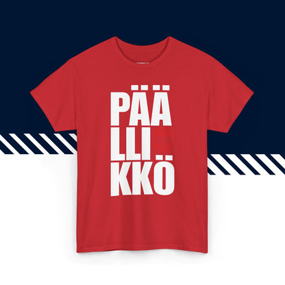 Punainen 100% puuvillainen t paidat hauskat tekstit, Päällikkö-tekstipainatus, rento malli.