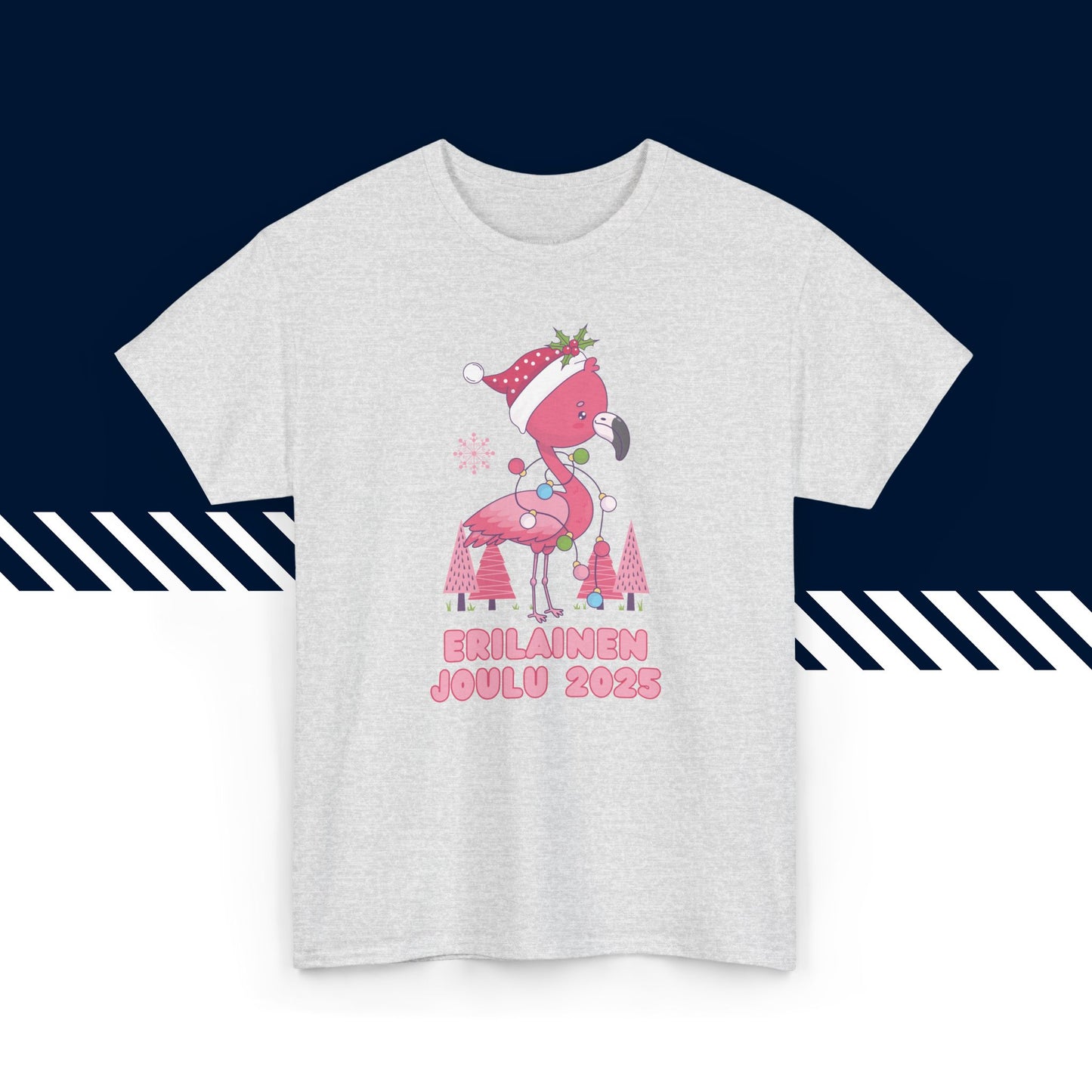 Harmaa hauskat teksti paidat, t paidat hauskat tekstit, suomalainen katumuoti paita painatus, Erilainen joulu -tekstipainatus, unisex-malli.