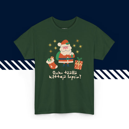 Tummanvihreä 100% puuvillainen hauskat teksti paidat, t paidat hauskat tekstit, Kilttejä lapsia -tekstipainatus, unisex-malli.