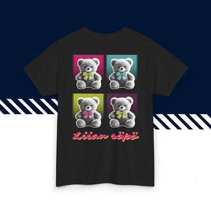 Musta puuvillainen hauskat teksti paidat, t paidat hauskat tekstit, miesten hauskat paidat, Liian söpö -selkäpainatus, unisex-malli.